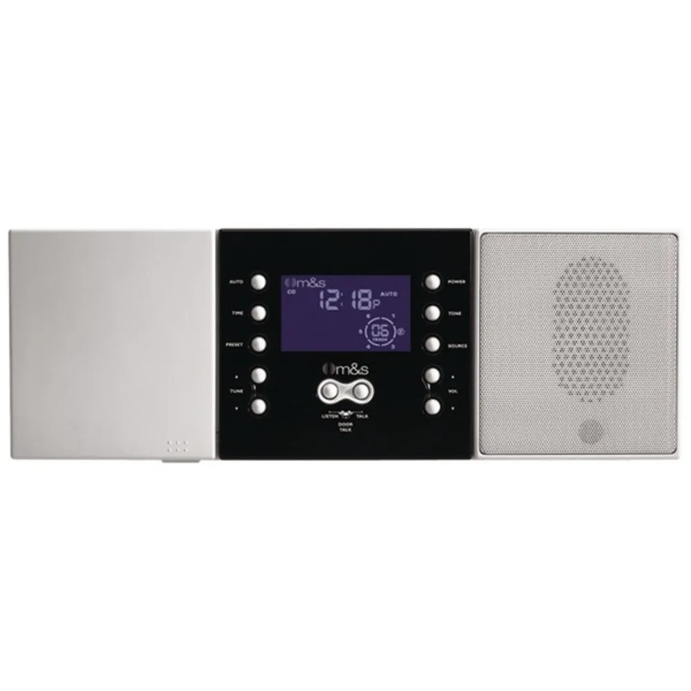 M&S Systems DMC3-4 3- or 4-Wire Retrofit Music/Communication System Master Unit (White)
