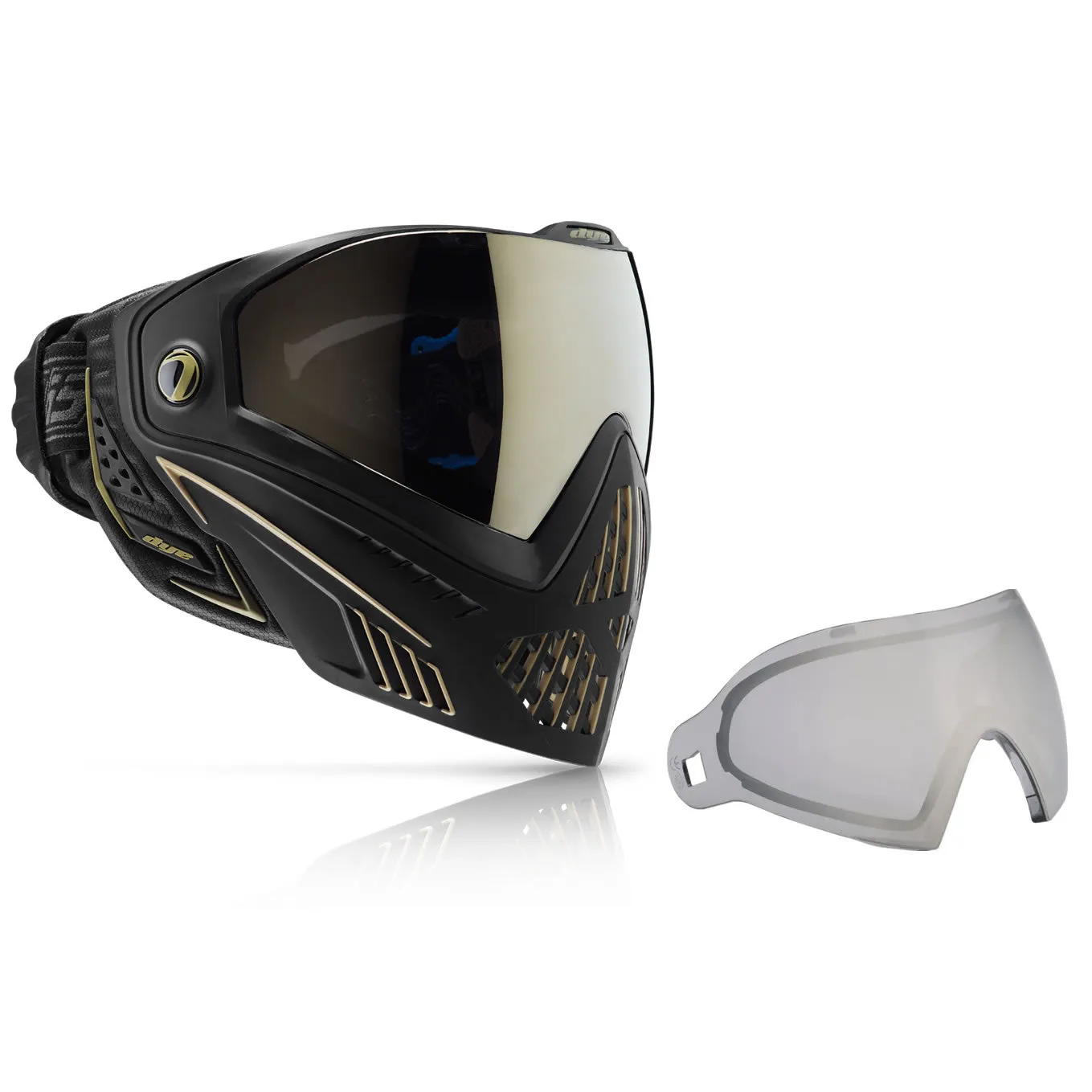 Mask / Lens Combo - Dye I5 2.0 Onyx/Gold W/Additional Thermal Lens