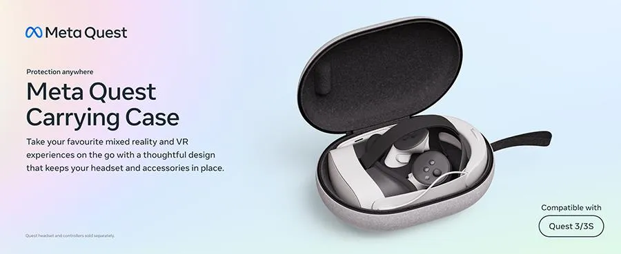 Meta Quest Carrying Case - Works with Meta Quest 3/3S