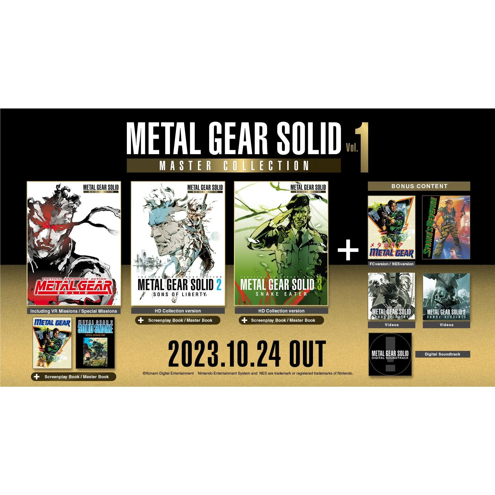 METAL GEAR SOLID: MASTER COLLECTION Vol. 1 Day 1 Edition