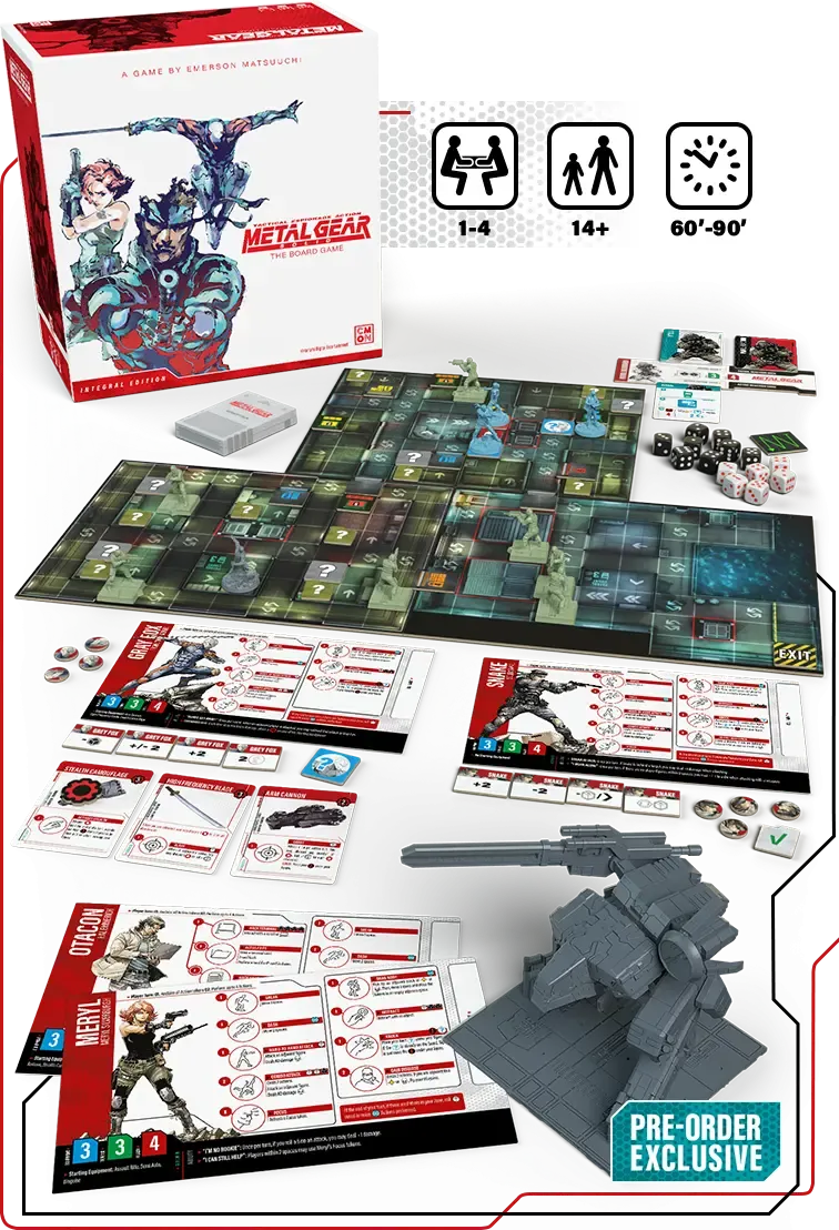 Metal Gear Solid The Board Game - Integral Edition