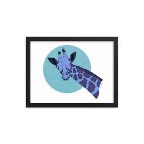 Moody Giraffe Poster