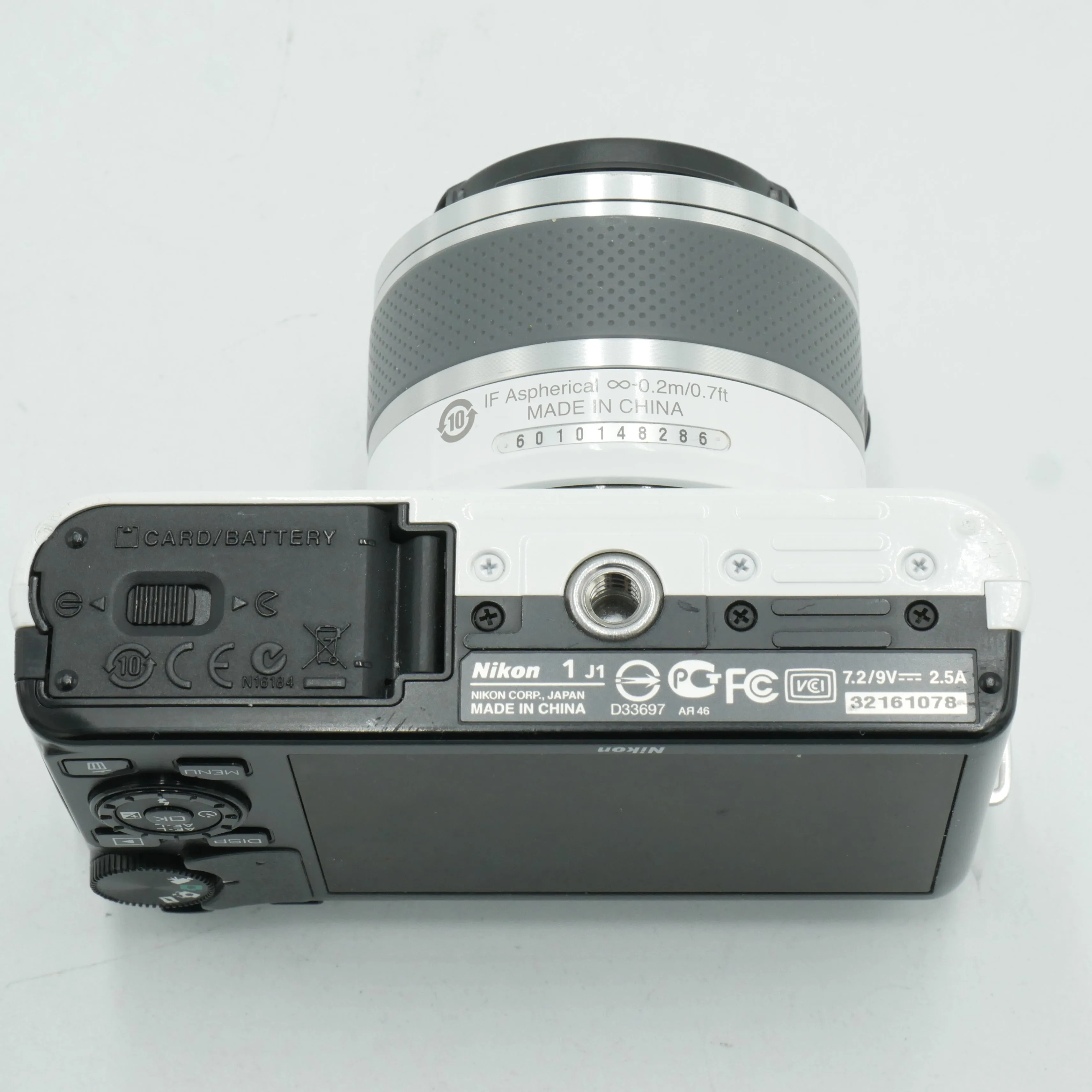 Nikon 1 J1 Mirrorless Digital Camera with 10-30mm Lens (white) *USED*