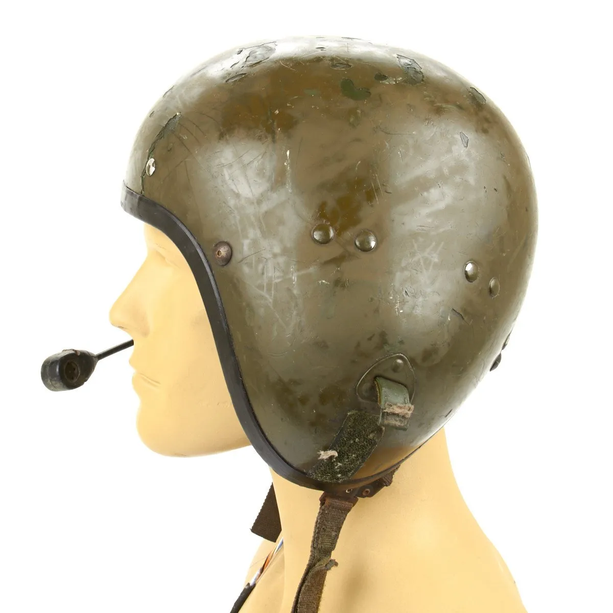 Original British Armored Fighting Vehicle and Tanker Helmet from the Gulf and Falkland Islands Wars