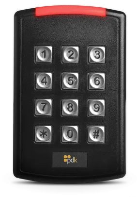 PDK-RKP: Red Keypad High Security Proximity Reader