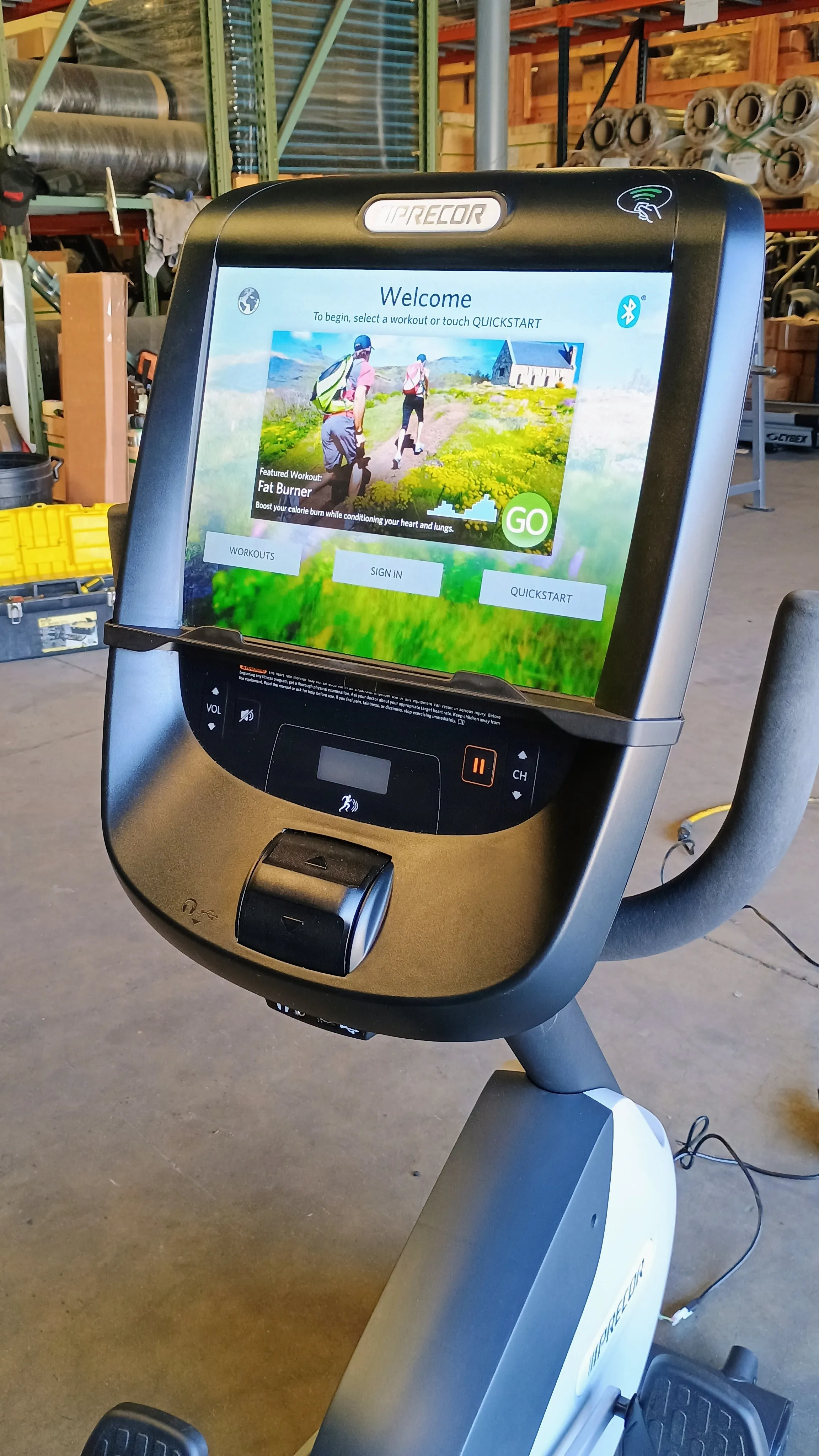 Precor RBK Recumbent Bike 685-665-635 w/ P82 Console (USED)