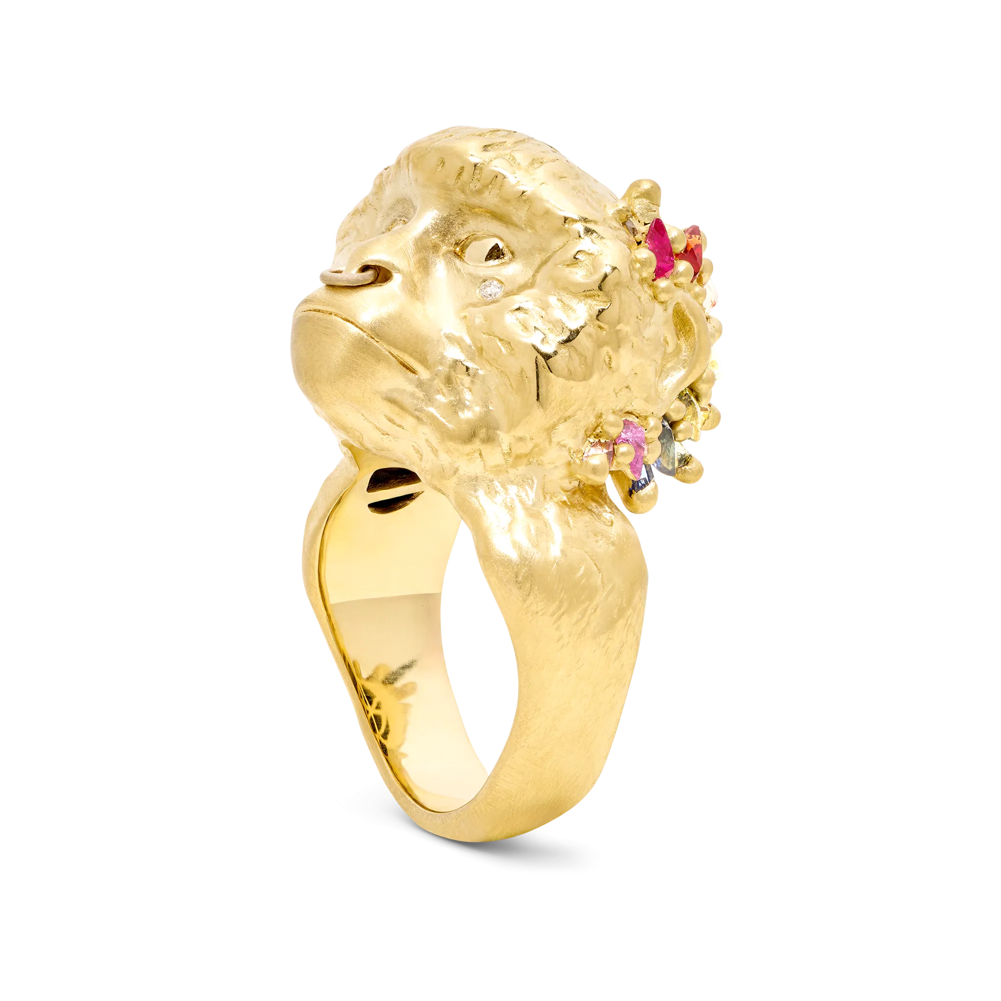 Rainbow Gamma Monkey Ring - Size 5 - 11755