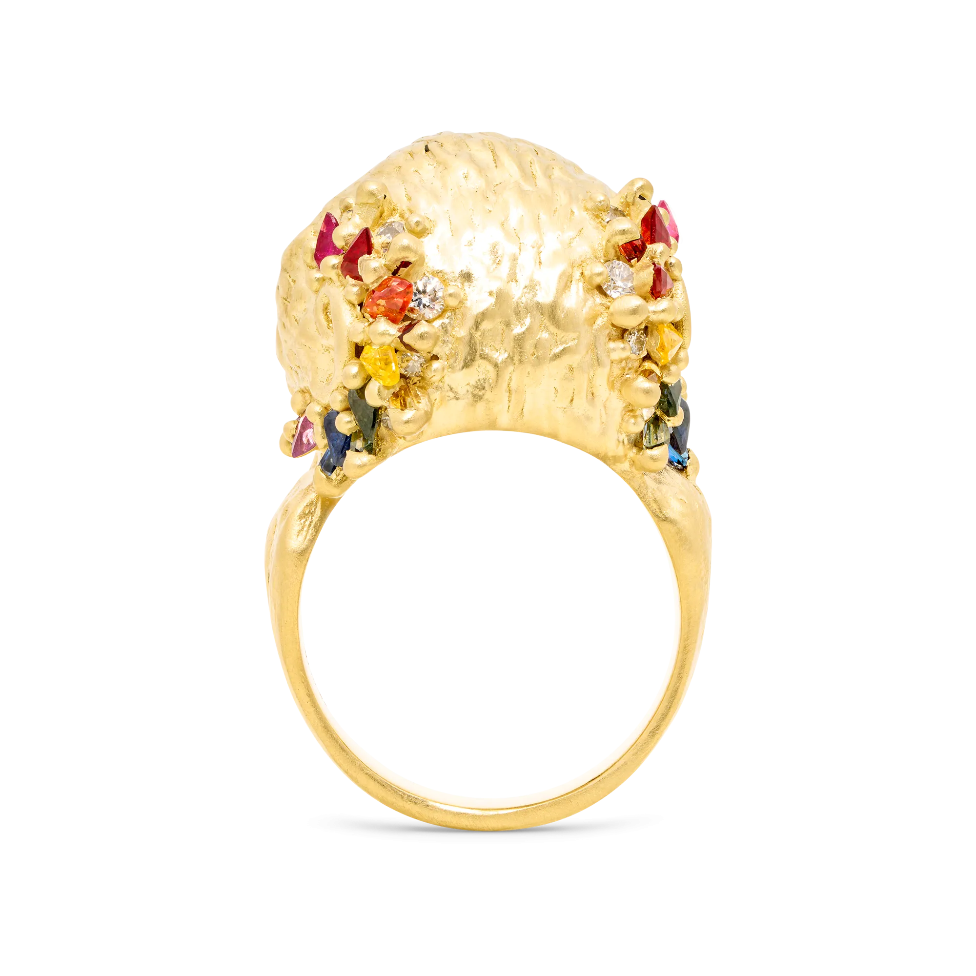 Rainbow Gamma Monkey Ring - Size 5 - 11755