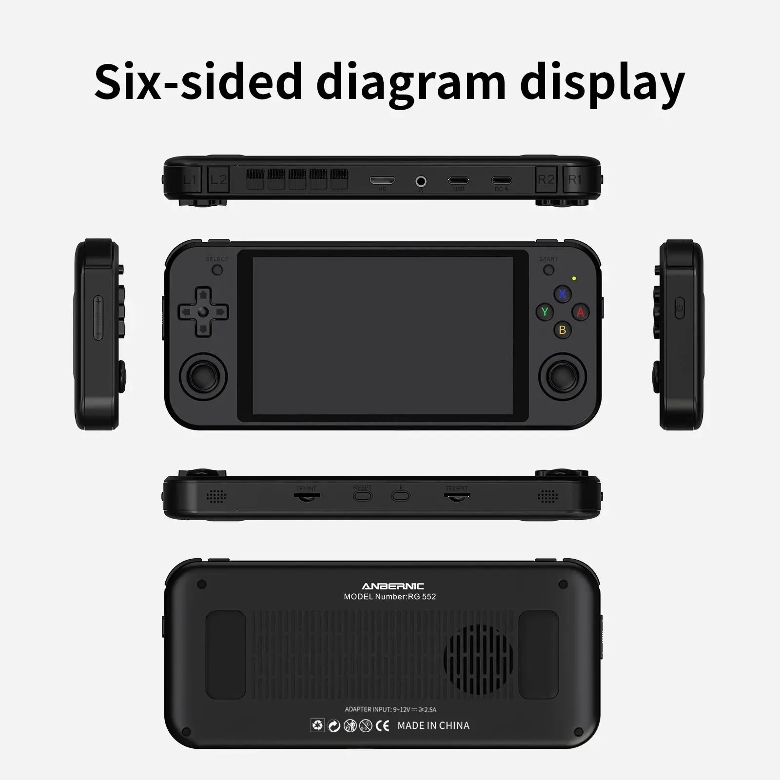 RG552 Anbernic Retro Video Game Console Dual systems Android Linux