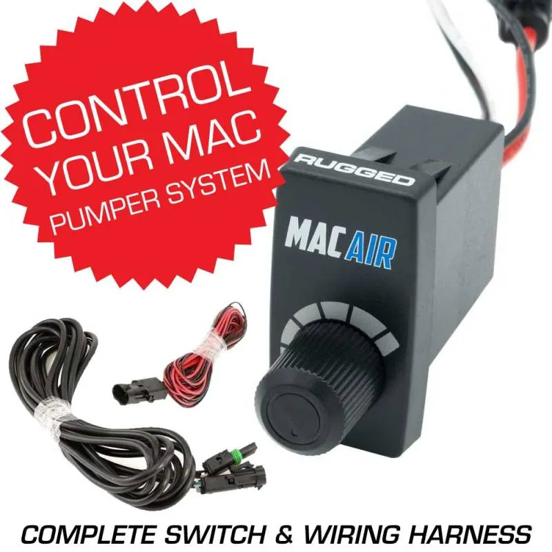 Rugged Rocker Switch Variable Speed Controller (VSC) for MAC Helmet Air Pumper - Complete Switch & Wiring Harness