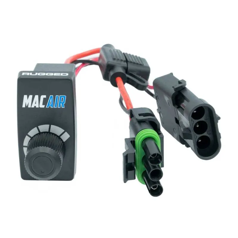 Rugged Rocker Switch Variable Speed Controller (VSC) for MAC Helmet Air Pumper - Complete Switch & Wiring Harness