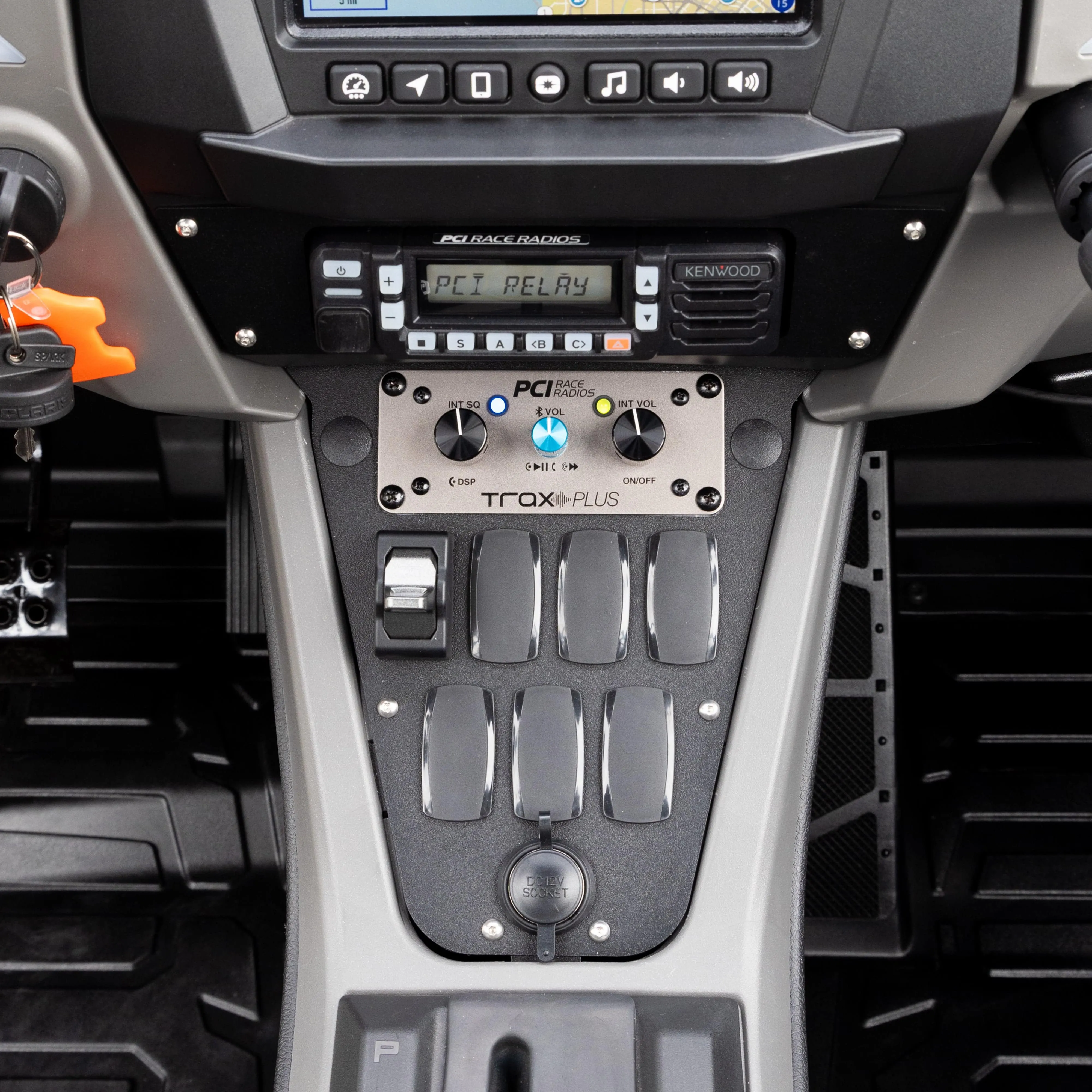 RZR Pro R Radio and Intercom Bracket