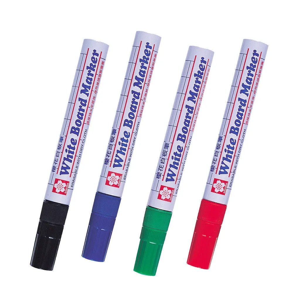 SAKURA XLWBK Whiteboard Pen Black Blue Green Red Japanese Stationery