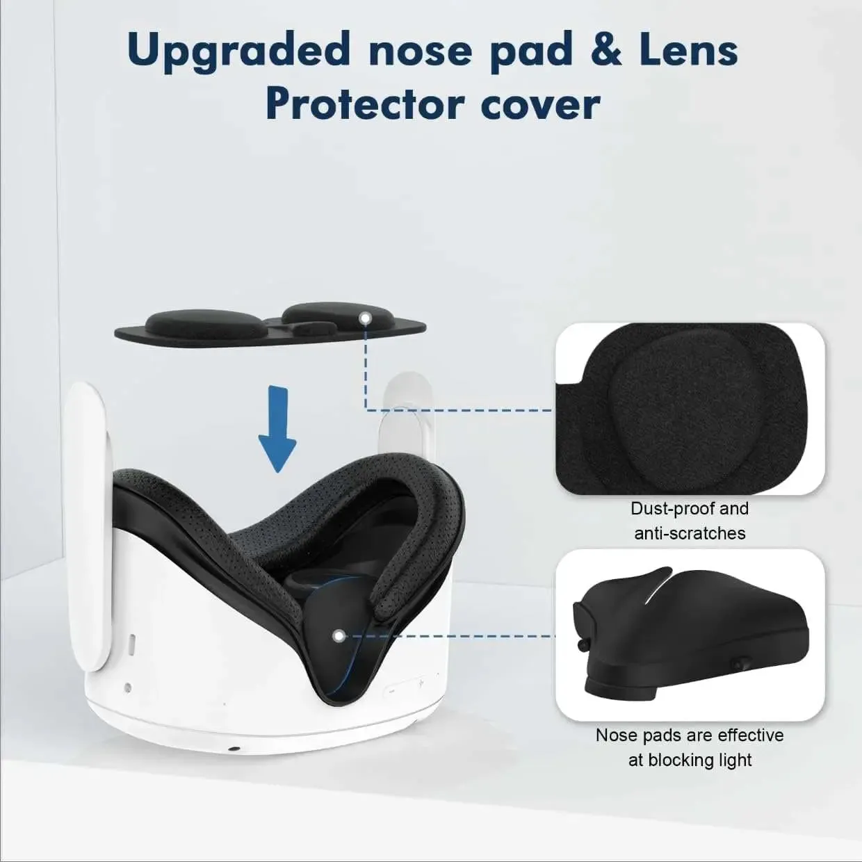 Soft PU Leather Face Cover for Quest 2