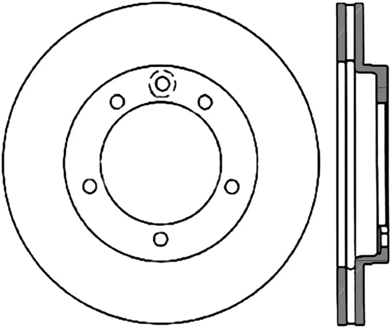 StopTech 93-99 Mitsubishi 3000GT Cryo Slotted Rear Right Sport Brake Rotor