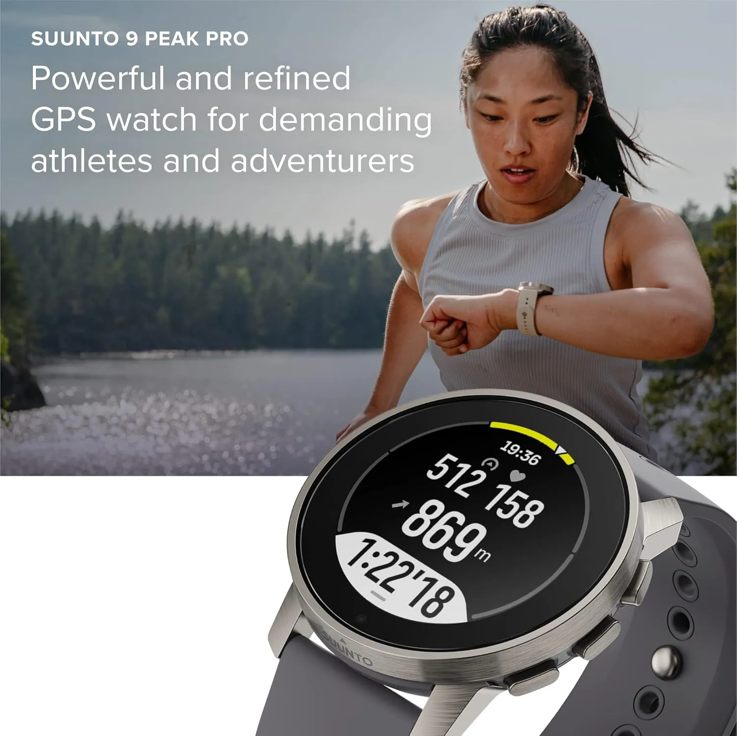 Suunto 9 Peak Pro Titanium Slate Watch (SS050809000)