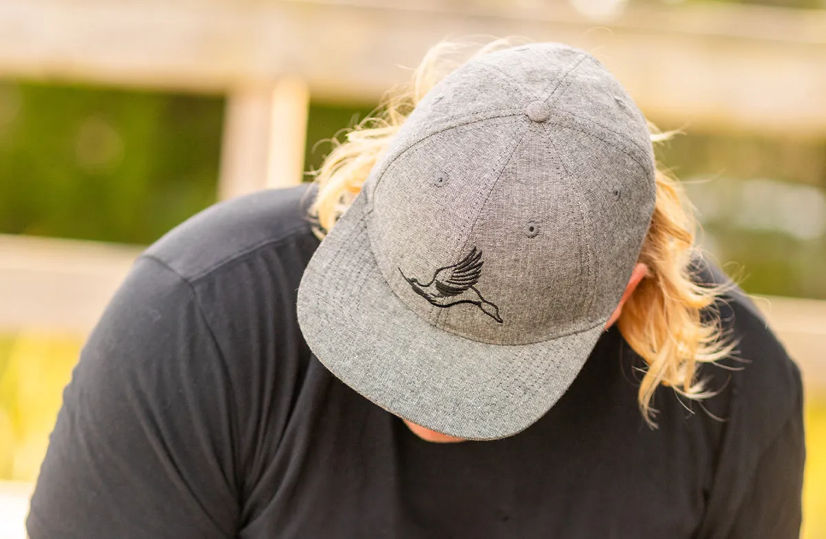 Tanglefree Dark Charcoal Flatbill Hat