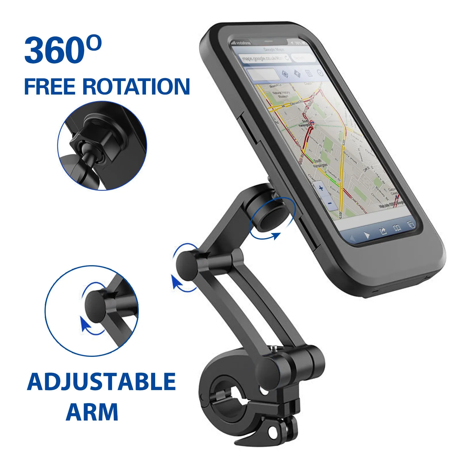 Universal Rain-Proof Motorcycle Phone Holder As-50488