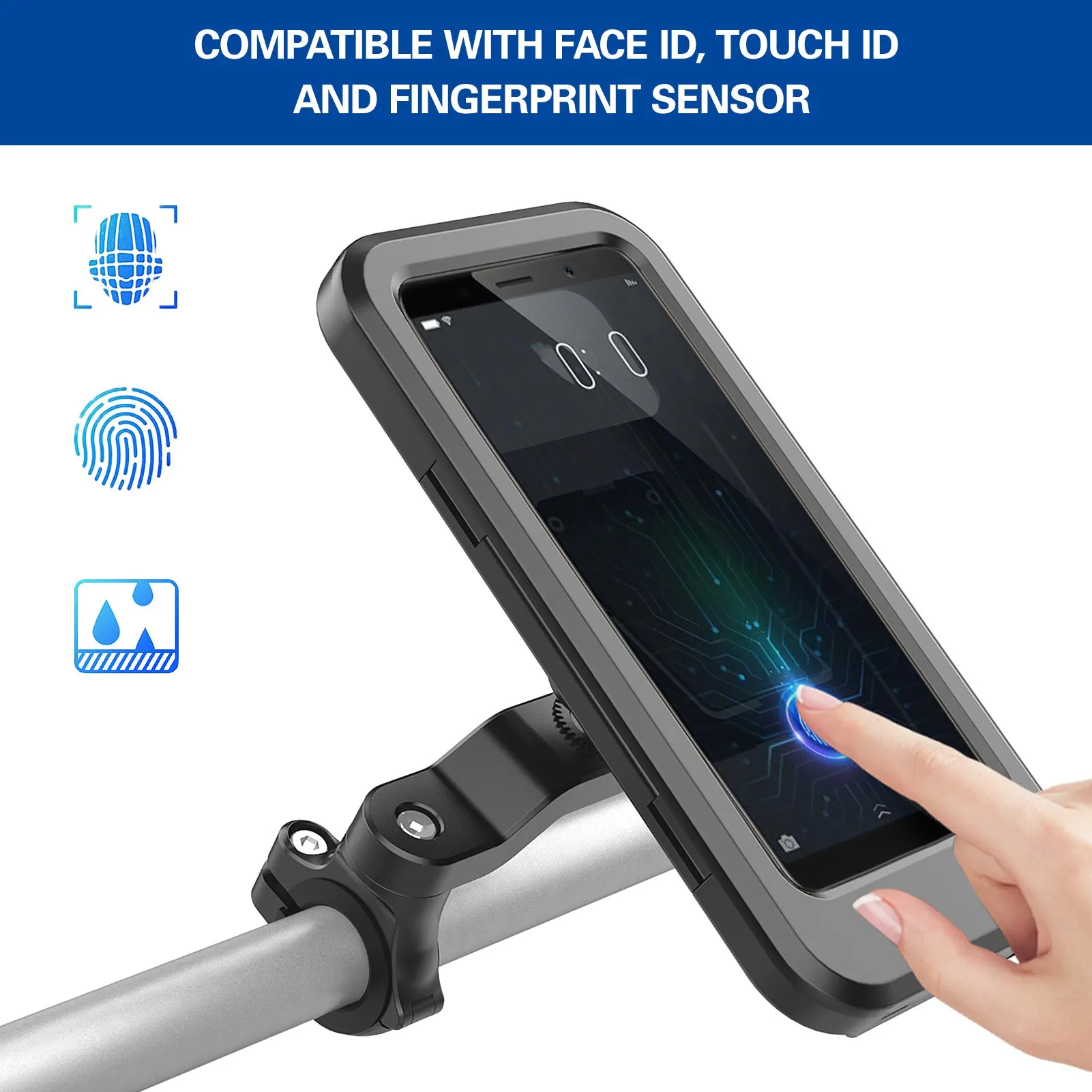 Universal Rain-Proof Motorcycle Phone Holder As-50488