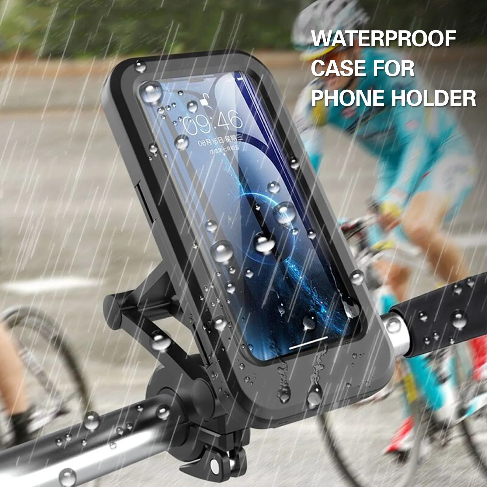 Universal Rain-Proof Motorcycle Phone Holder As-50488