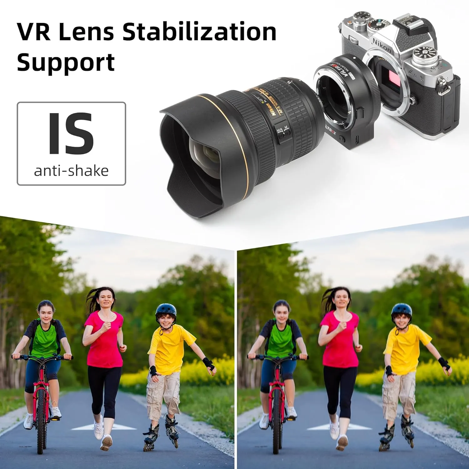 VILTROX NF-Z Auto Foucs Lens Adapter, Design for Nikon F-Mount Lens to Z-Mount Camera, Compatible with Z5 Z50 Z6 Z6II Z7 Z7II Zfc Cameras