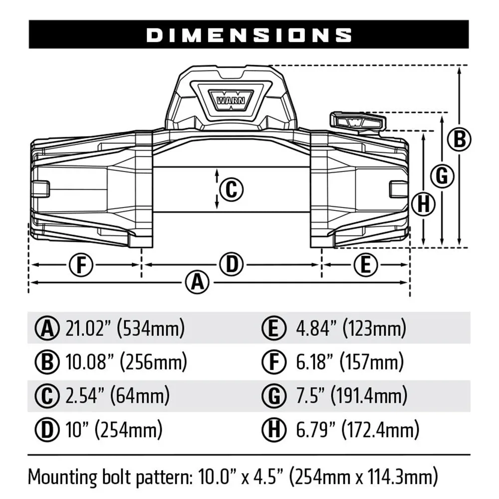 VR EVO 12 WINCH - 103254
