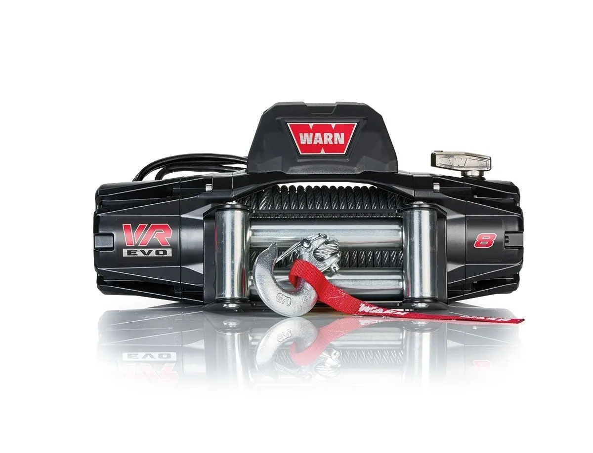 Warn 103250 VR EVO 8 Electric Winch - 8,000 lbs. Pull Rating, 90 ft. Steel Line