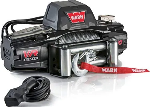 Warn 103252 VR EVO 10 Electric Winch - 10,000 lbs. Pull Rating, 90 ft. Steel Line
