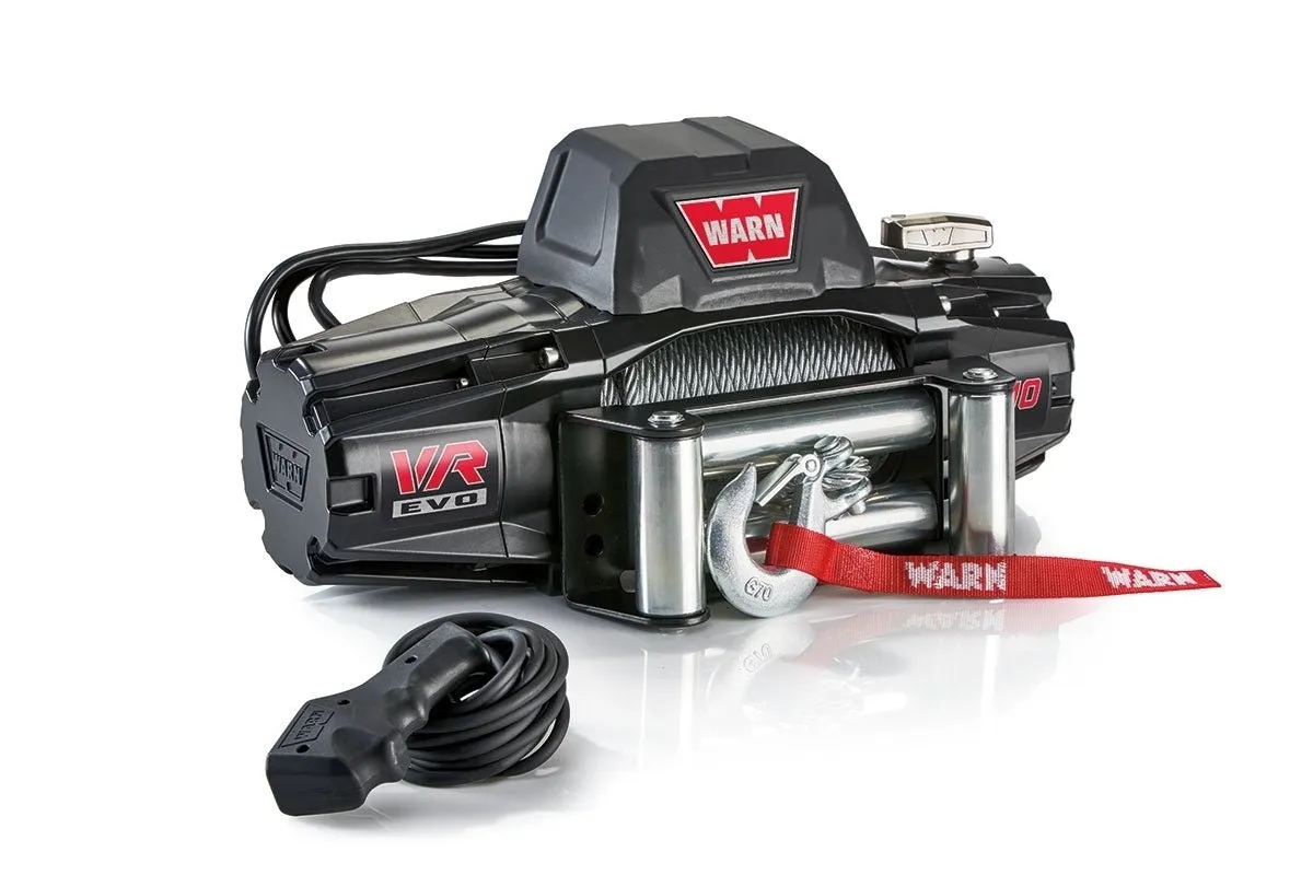 Warn 103252 VR EVO 10 Electric Winch - 10,000 lbs. Pull Rating, 90 ft. Steel Line