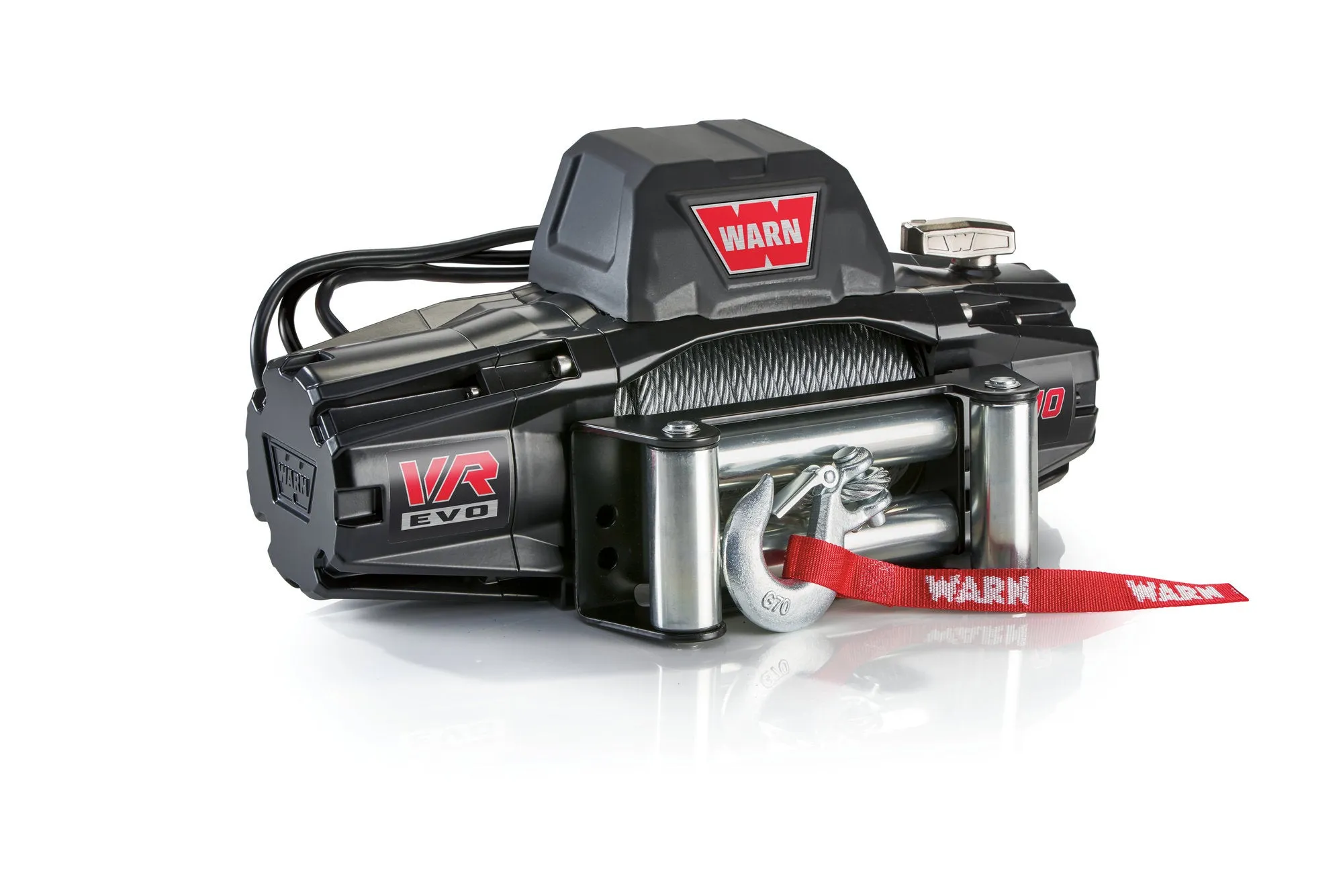 Warn 103254 VR EVO 12 Electric Winch - 12,000 lbs. Pull Rating, 85 ft. Steel Line