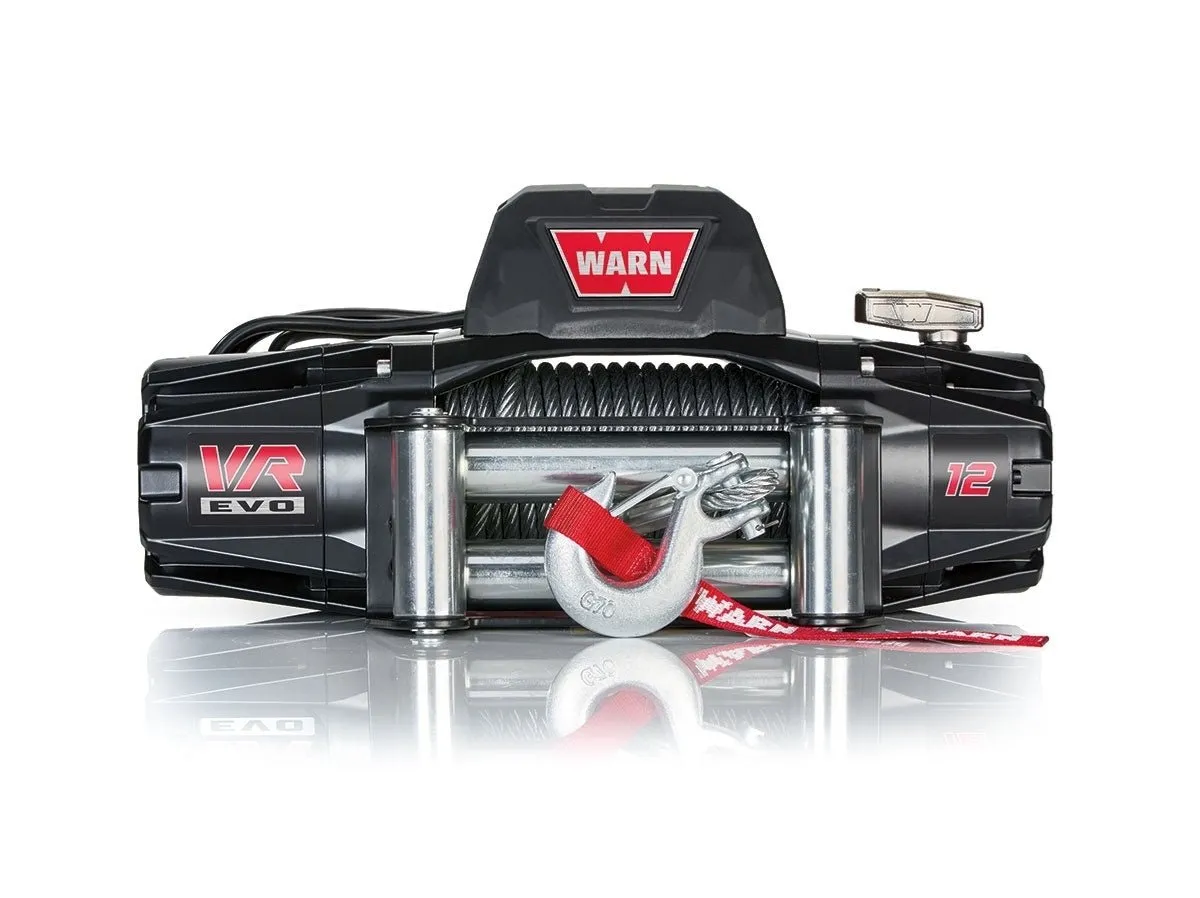 Warn 103254 VR EVO 12 Electric Winch - 12,000 lbs. Pull Rating, 85 ft. Steel Line