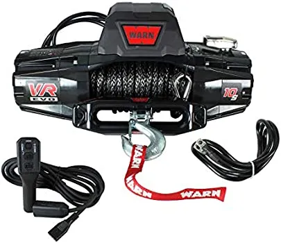 Warn VR EVO 10-S Electric Winch - 10,000 lbs. 90 ft. Synthetic Line - Recon Recovery