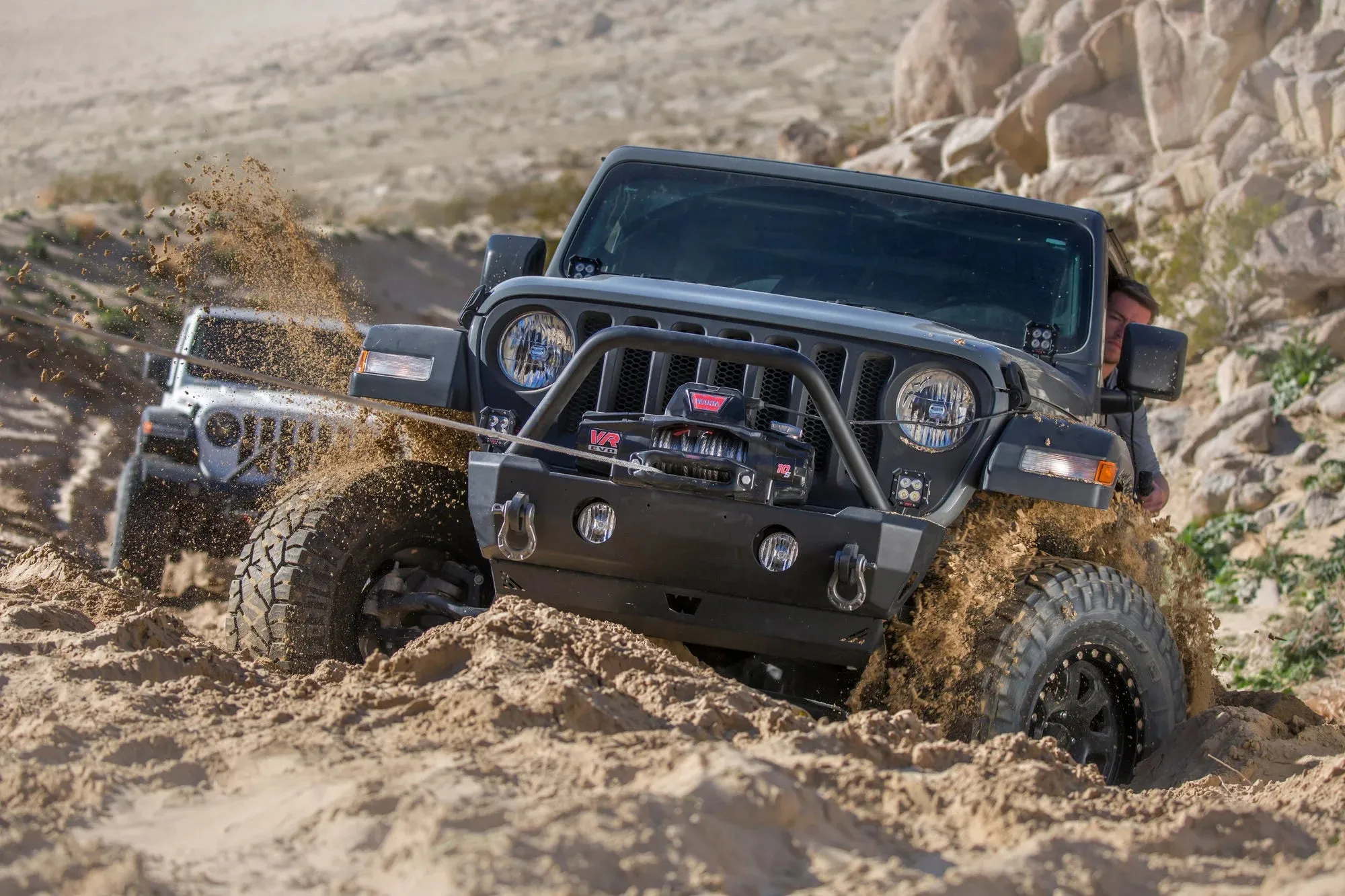 Warn VR EVO 10-S Winch with Synthetic Rope