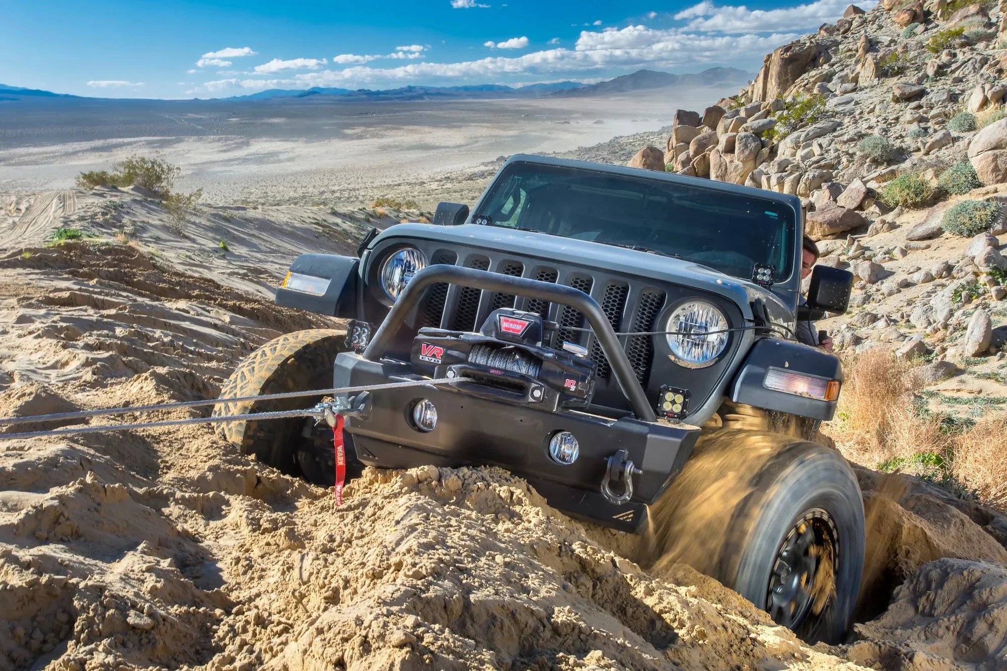 Warn VR EVO 10-S Winch with Synthetic Rope