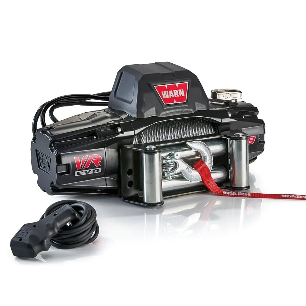 Warn VR EVO 8 8,000lb Winch w/ Steel Cable (103250)
