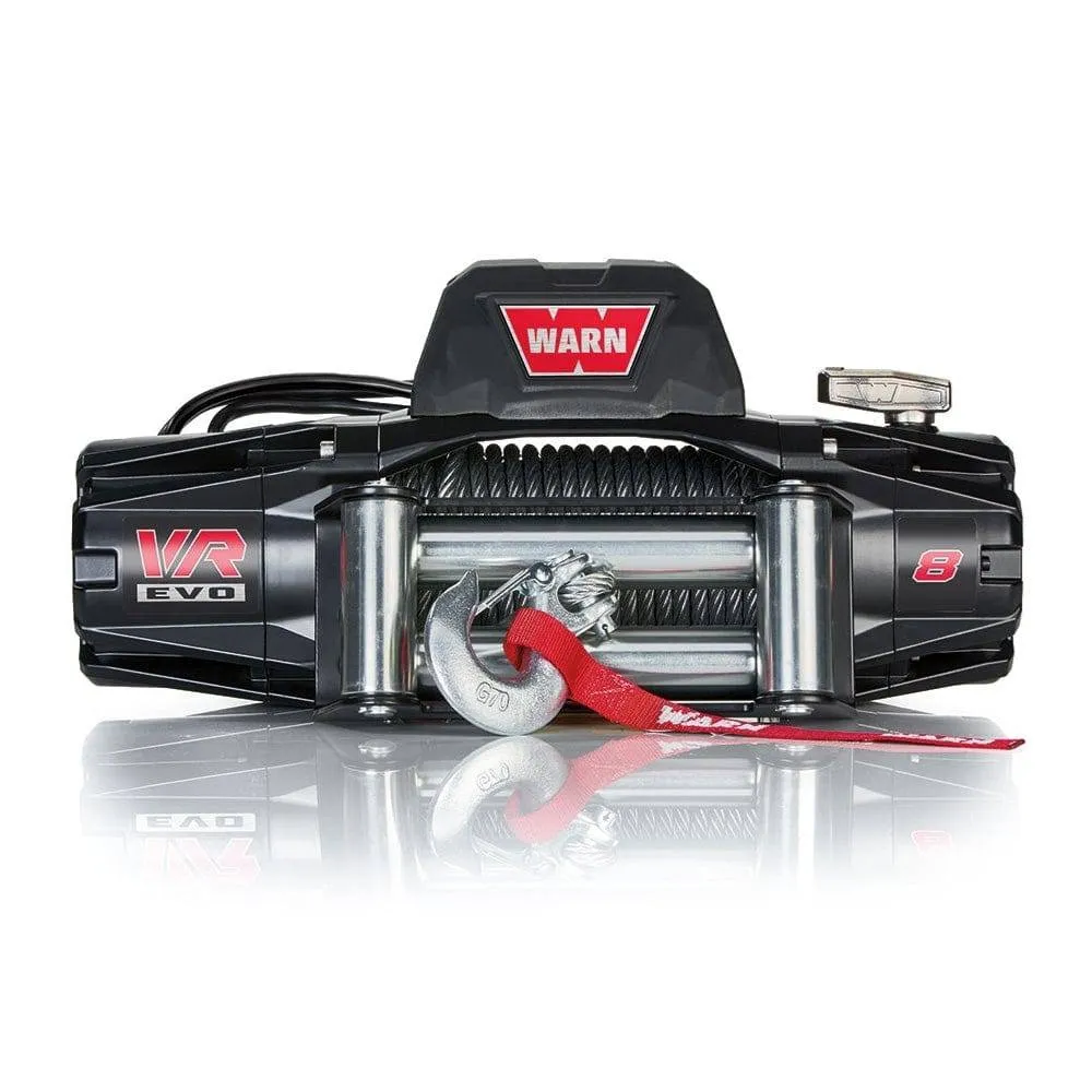 Warn VR EVO 8 8,000lb Winch w/ Steel Cable (103250)