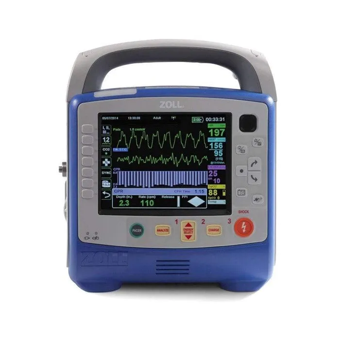 Zoll X Series 12 Lead SPO2, NIBP & Defibrillator